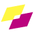 Bijoute Production logo des deux points rose et jaune